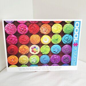 Cupcake Rainbow 1000 Piece Jigsaw Puzzle Eurographics EUC Complete